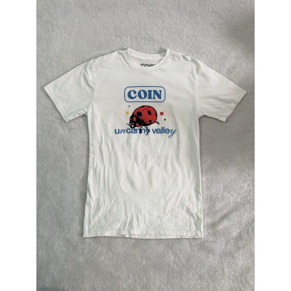 Rare COIN Uncanny Valley 2022 Concert Tour Short-Sleeve Tee White Large See Pics